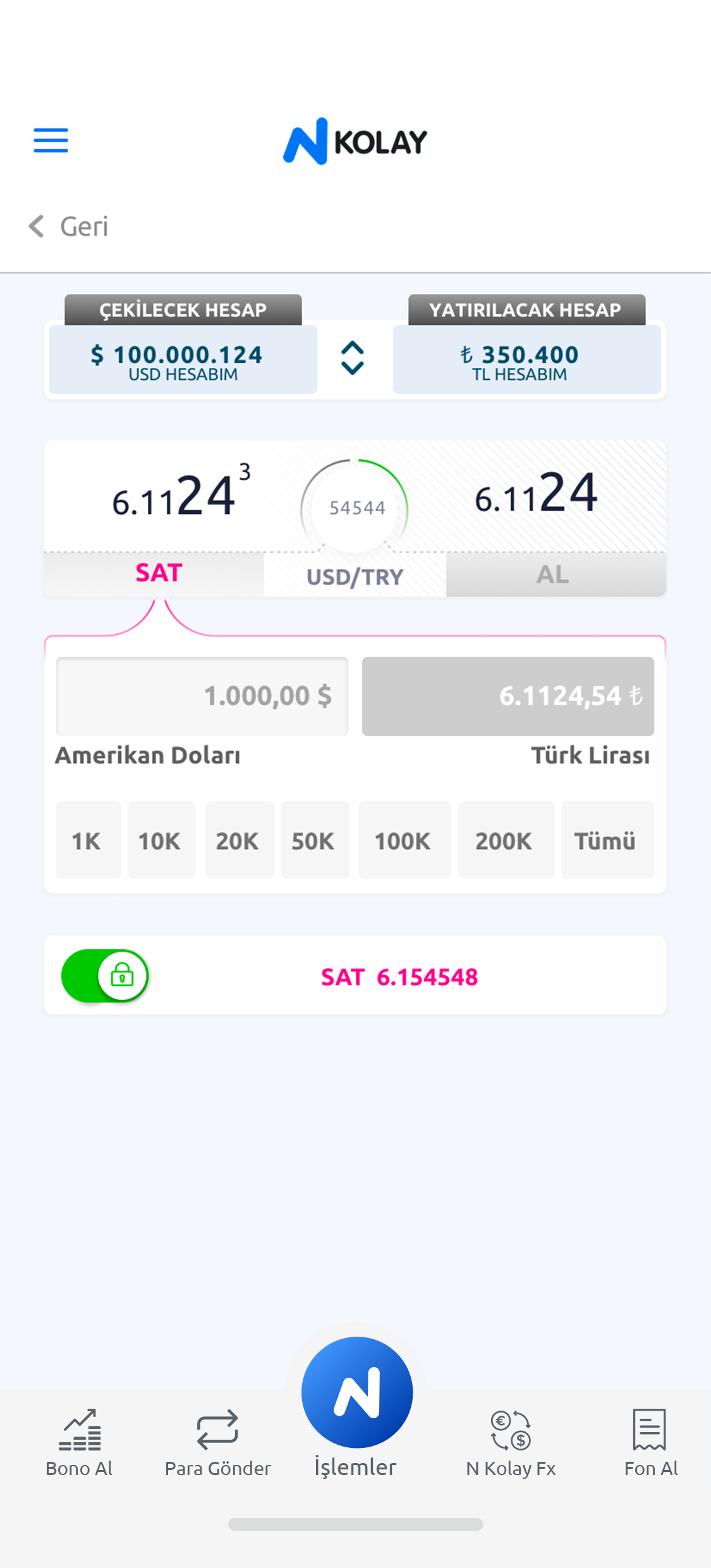 Tüm FX işlemleri cebinde!